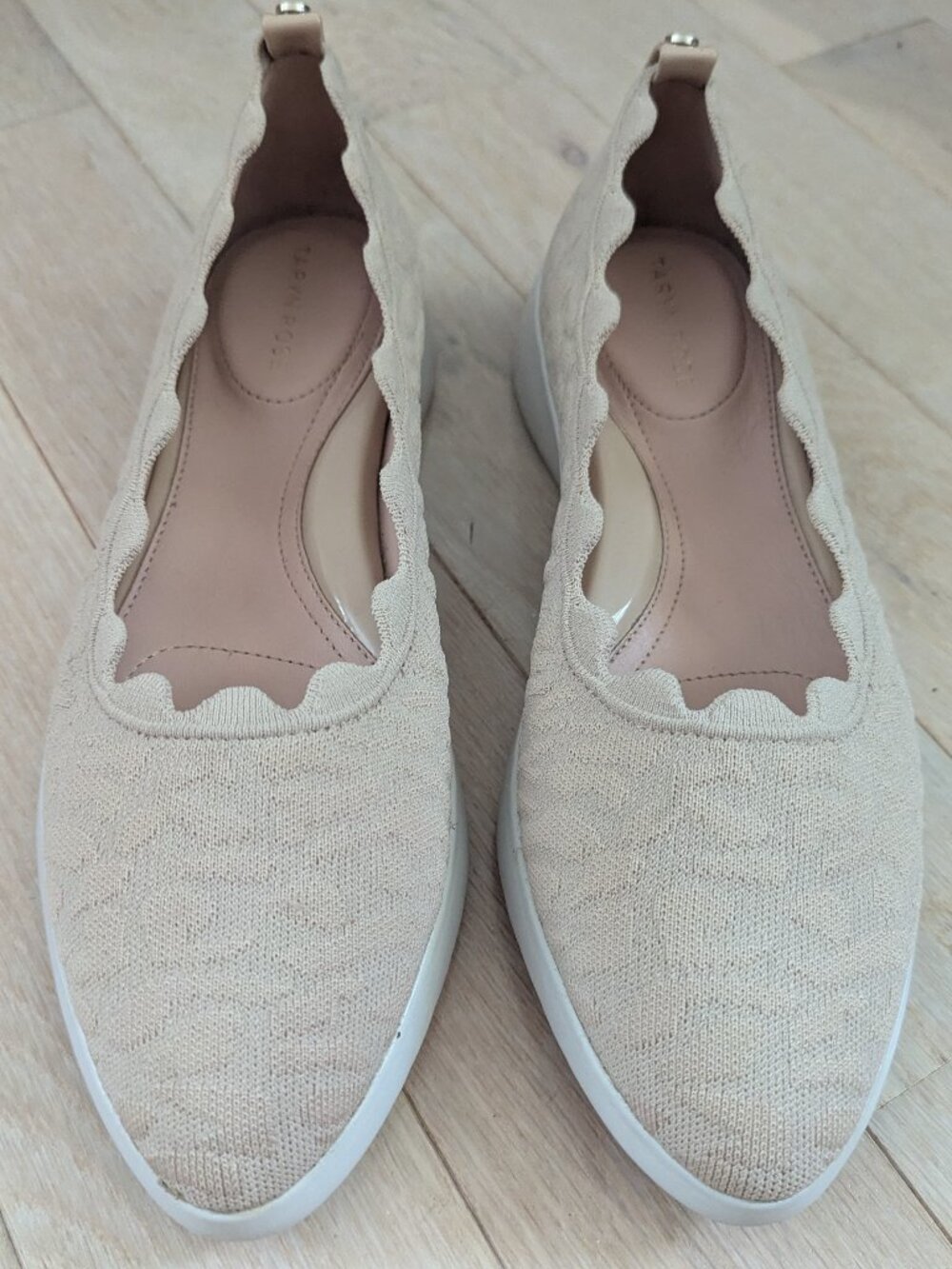 Taryn Rose Dasha knit slip-on ballet flat
